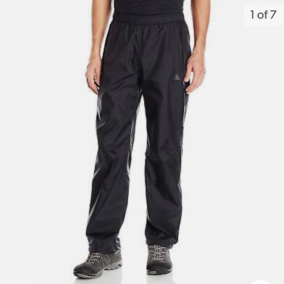 Adidas Mens CP Wt 2.5L Black Pant M NWT Climaproof Lightweight - Picture 1 of 9